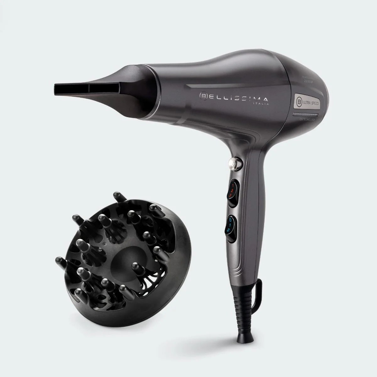 Asciugacapelli professionale con flusso potenziato Ultraspeed